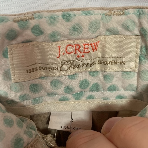 J crew Chino Broken In Style Women's Tan Shorts - Picture 5 of 8